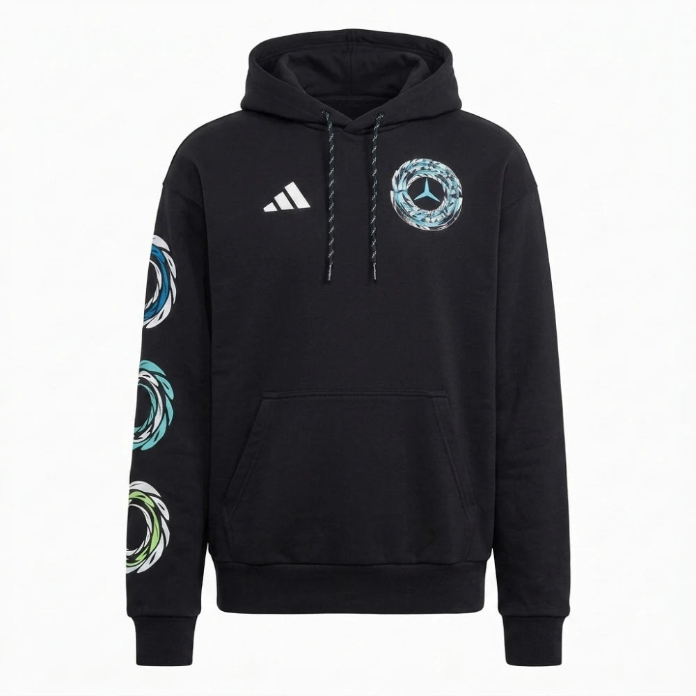 Mercedes AMG Petronas Adidas F1 Lights On Hoodie