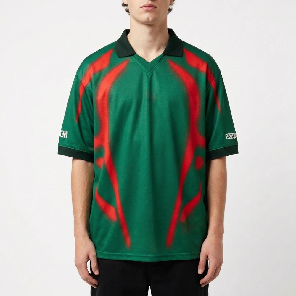 Mexico CJ Total 90 Retro Green Jersey