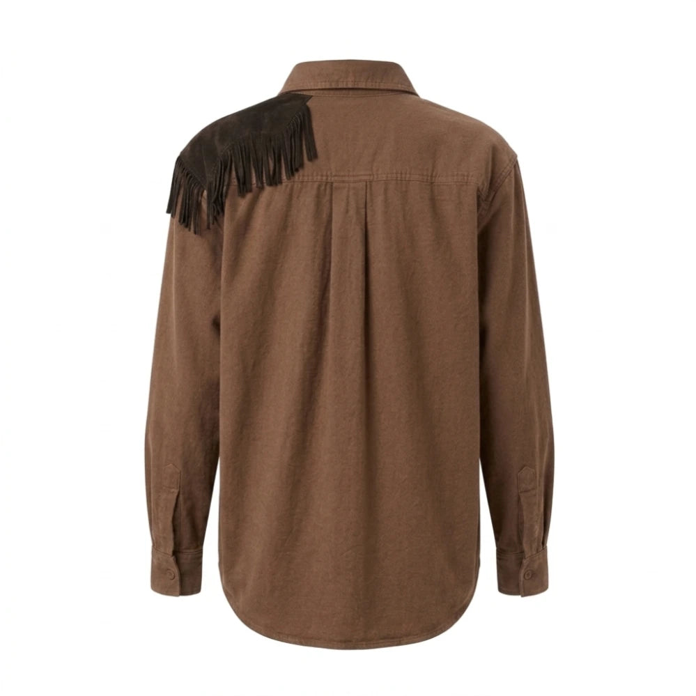 Mutiny 2026 Annabelle Wallis Brown Shirt