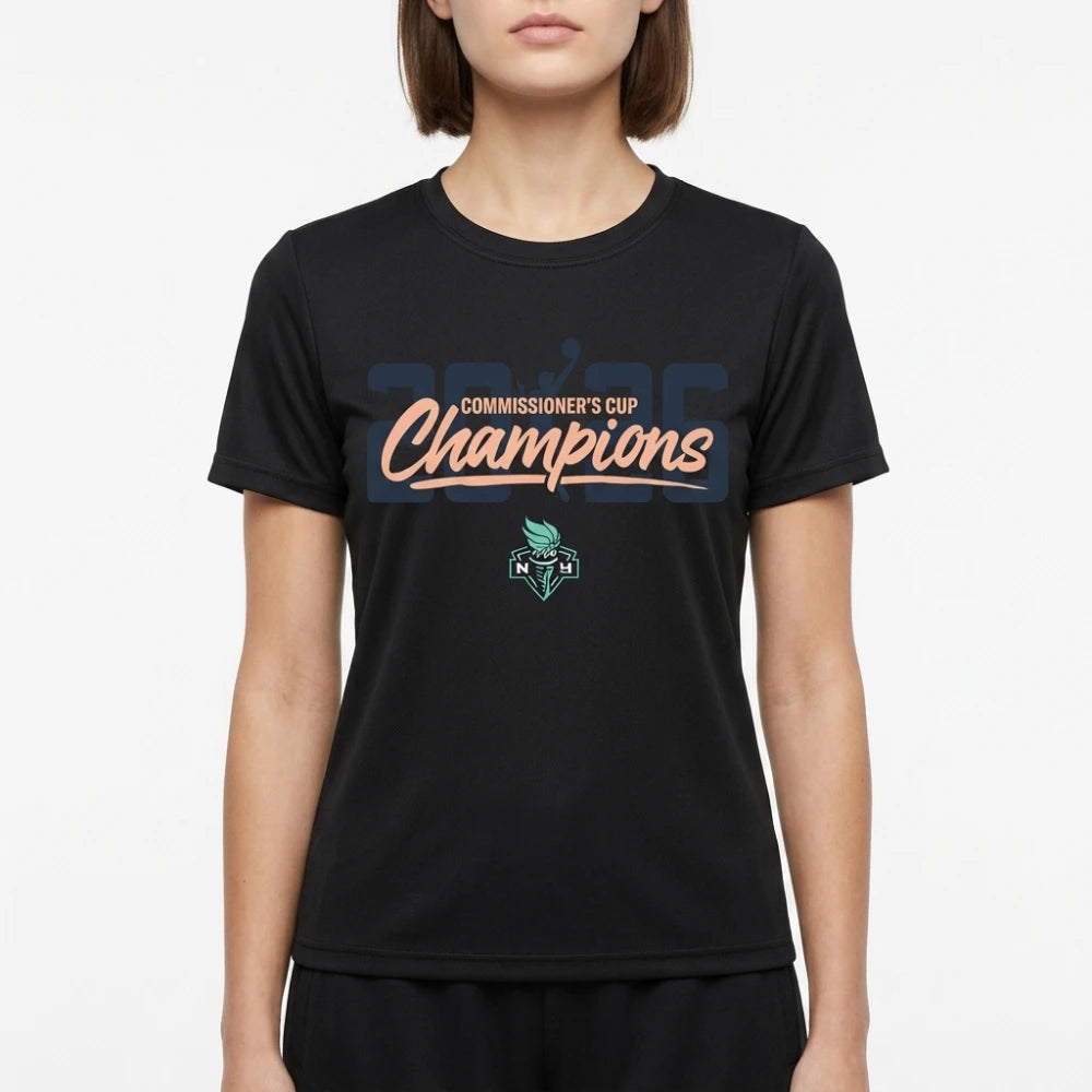NY Liberty 2026 Commissioners Cup Champions Shirt