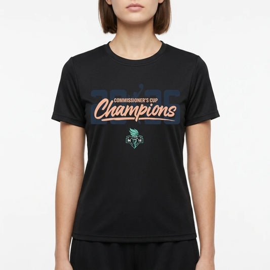 NY Liberty 2026 Commissioners Cup Champions Shirt