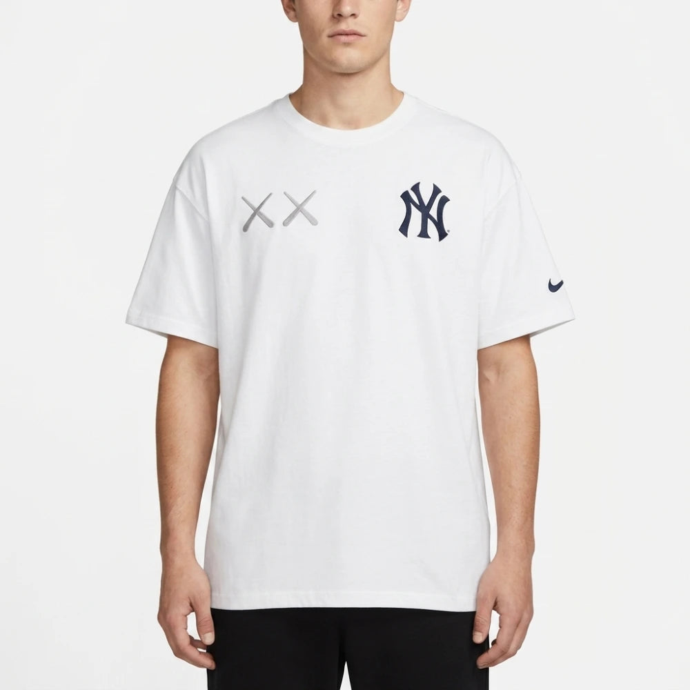 NY Yankees Nike x KAWS White Elevated Max90 T-Shirt