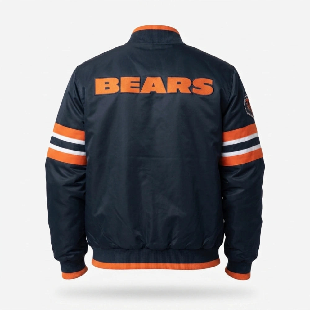 Navy Chicago Bears Scout Varsity Jacket