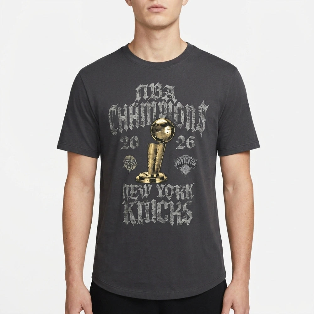 New York Knicks 2026 NBA Champions T-Shirt for Sale