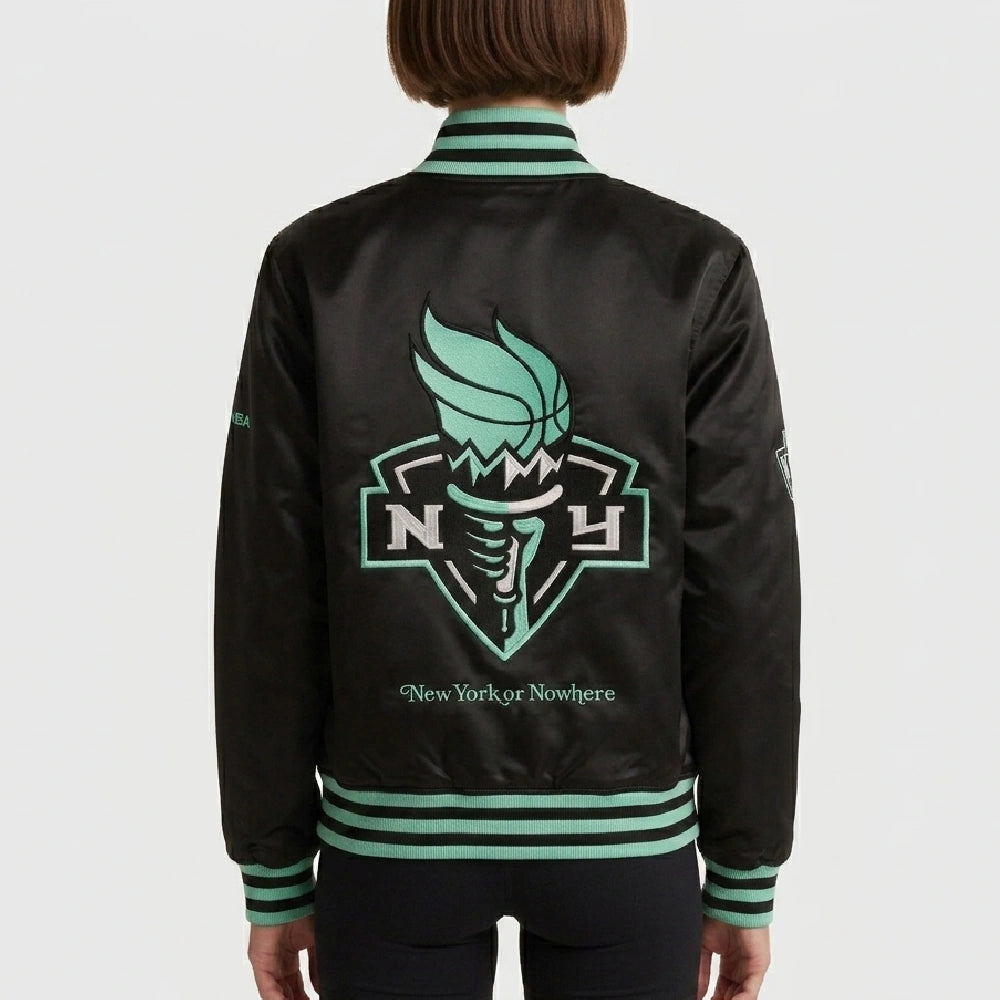 New York Or Nowhere Varsity Black Jacket