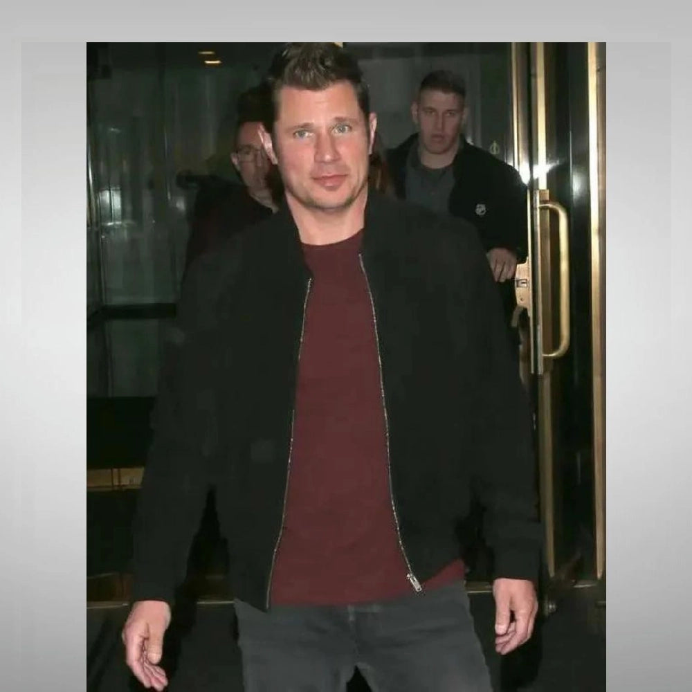 Nick Lachey Love Is Blind Bomber Jacket