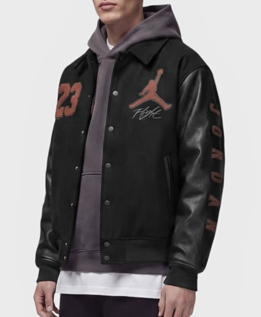 Nike x Jordan London Black Varsity Jacket