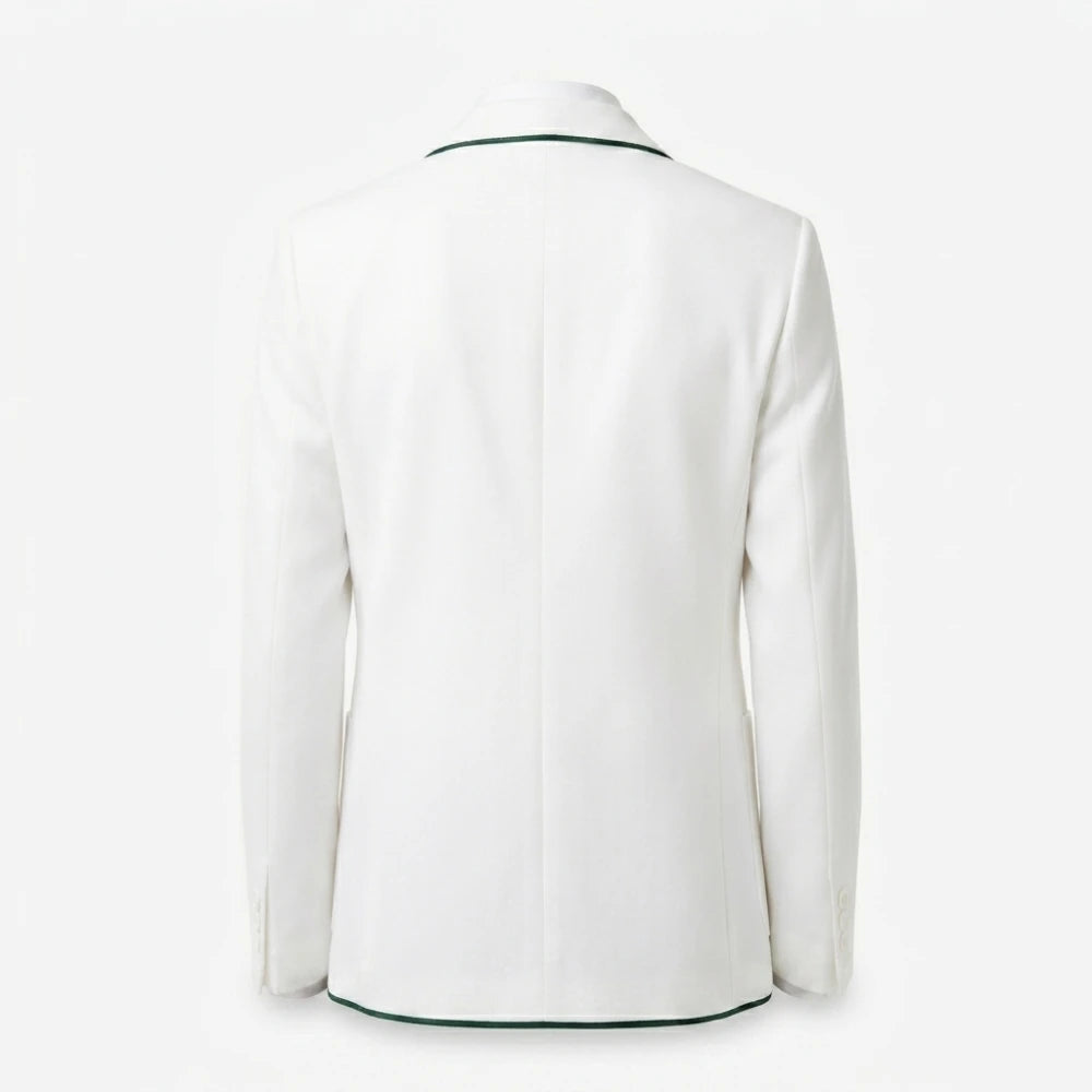 Novak Djokovic Wimbledon White Blazer