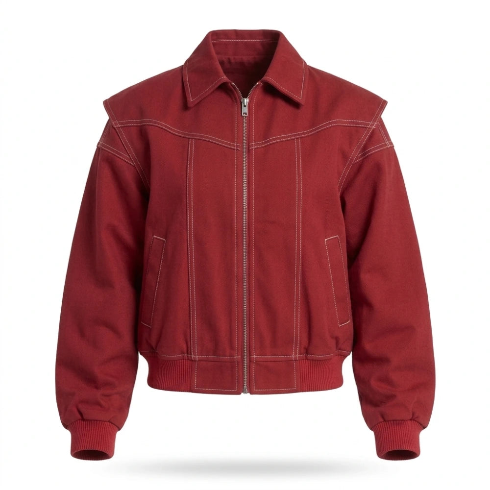Off Campus S01 Hannah Wells Red Bomber Jacket