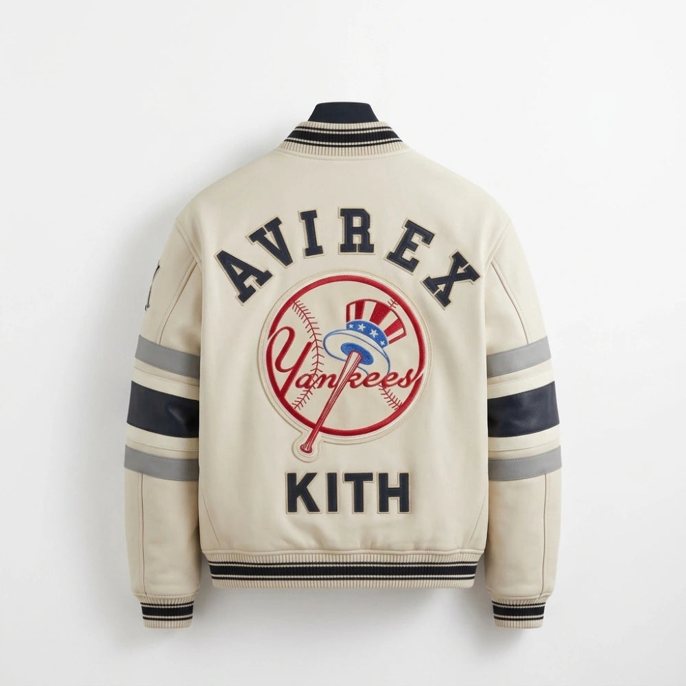 Kith & AVIREX for the New York Yankees Leather Jacket