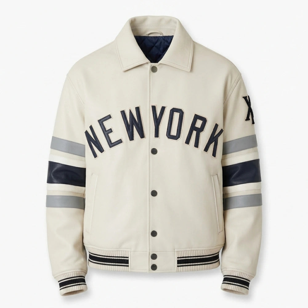 Kith & AVIREX for the New York Yankees Leather Jacket