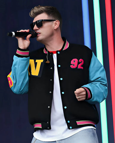 Nick Carter 90s Varsity Jacket