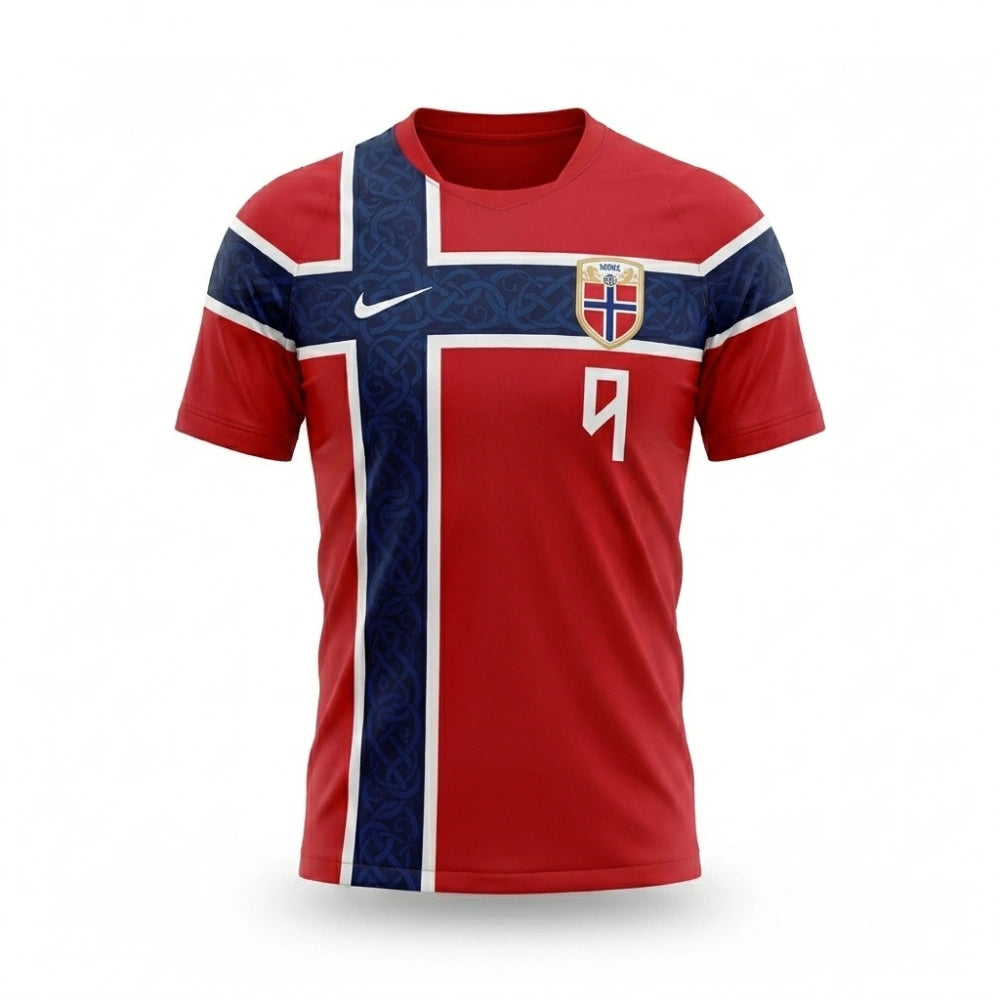 Erling Haaland Norway Black Jersey