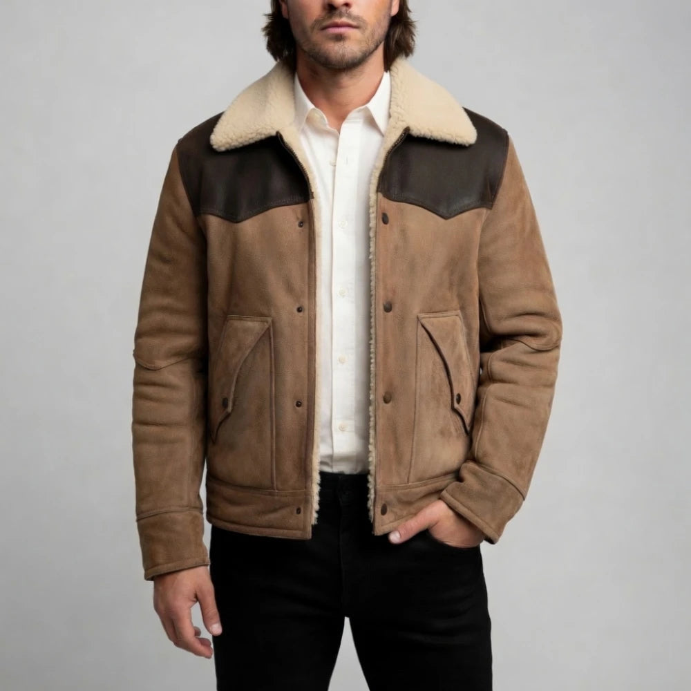 Order Yellowstone Cowboy Suede Jacket Online