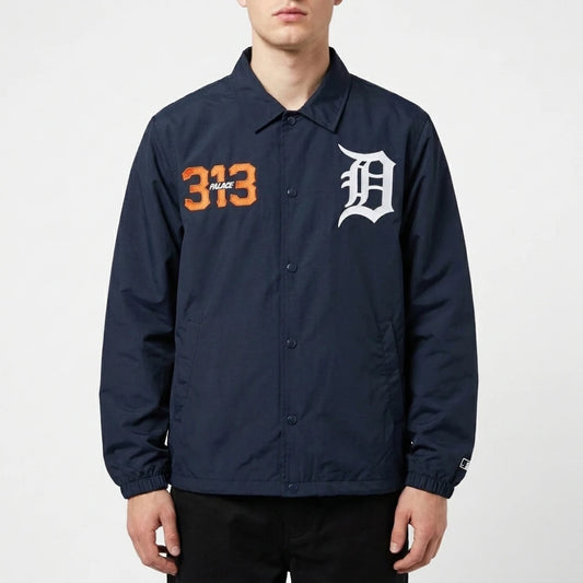 Palace Detroit Tigers 2026 Blue Coach Jacket