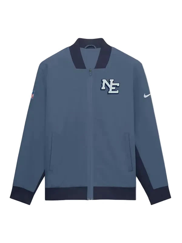 New England Patriots 2026 Nike Rivalries Sideline Bomber Jacket