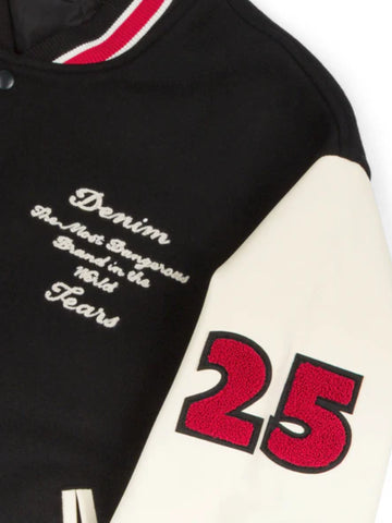 Denim Tears Peace Wreath Varsity Jacket