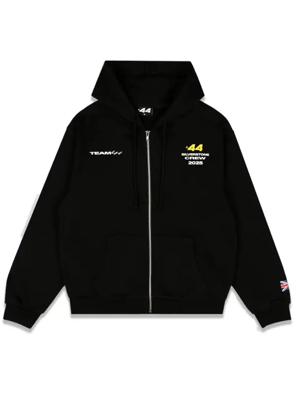 Plus44-Silverstone-Crew-2025-Black-Zip-Up-Hoodie