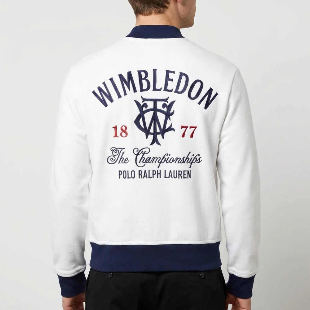 Polo Ralph Lauren x Wimbledon 2026 Fleece Baseball Jacket