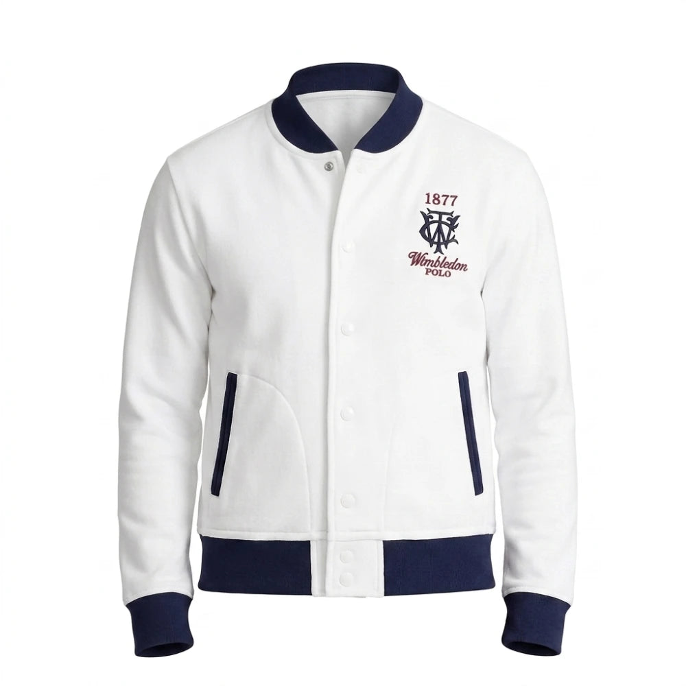 Polo Ralph Lauren x Wimbledon 2026 Fleece Baseball Jacket