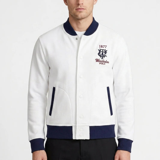 Polo Ralph Lauren x Wimbledon 2026 Fleece Baseball Jacket