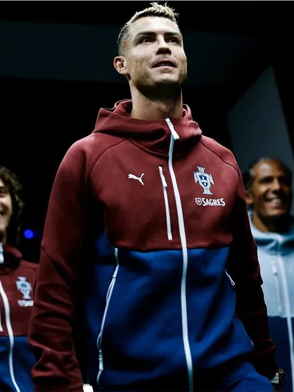 Cristiano Ronaldo 2026 Portugal PUMATECH Full-Zip Hoodie