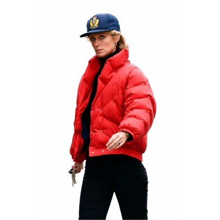 Princess Diana Red Puffer Jacket