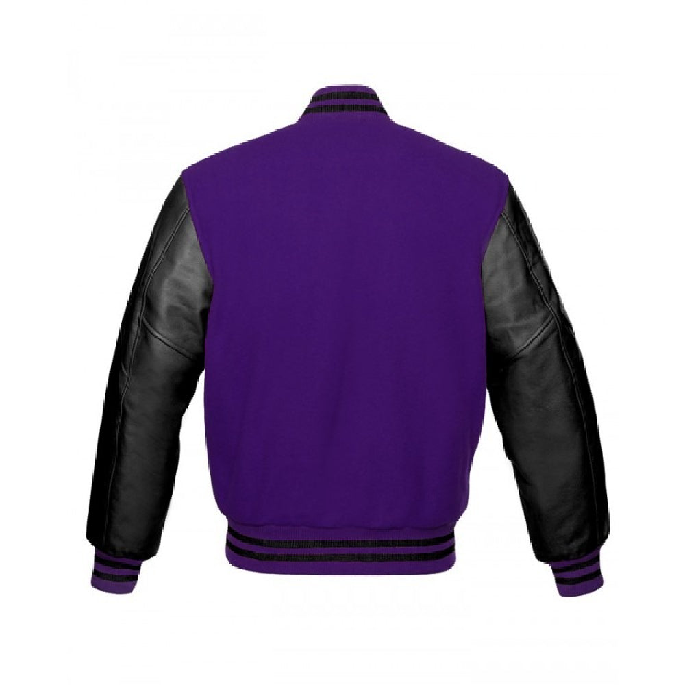 Purple Varsity Baseball Jacket