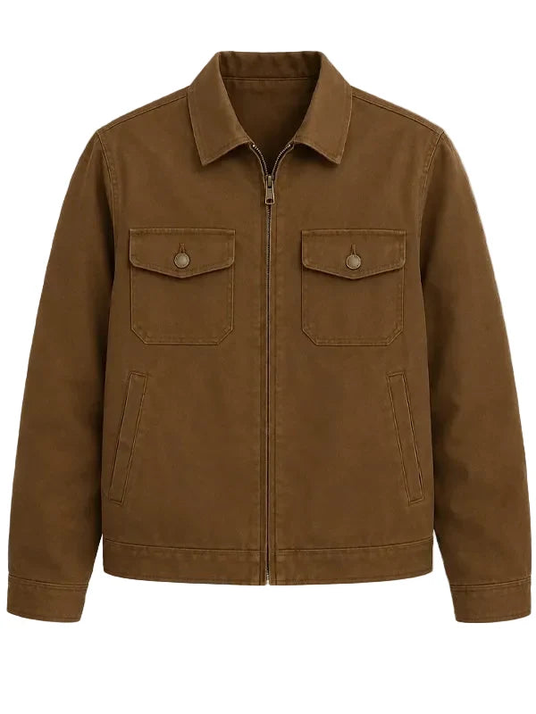 Lanterns Season 1 brown jacket with shirt-style collar