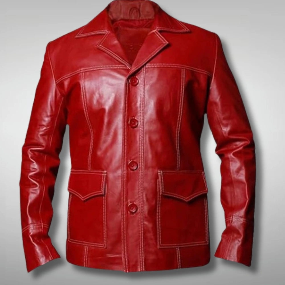 Red Fight Club Jacket