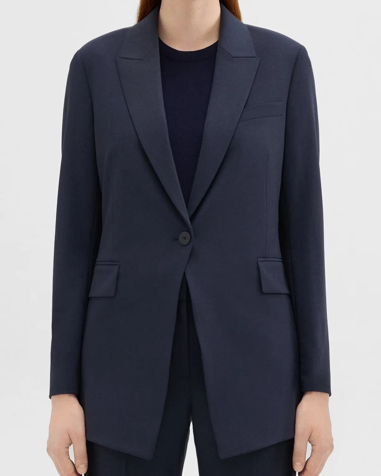 Jing Lusi 2024 Red Eye TV Series Hana Li Navy Blazer Coat