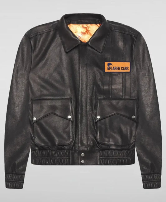Rhude X McLaren Leather Jacket