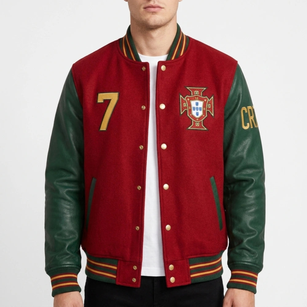 Ronaldo Portugal Varsity Jacket