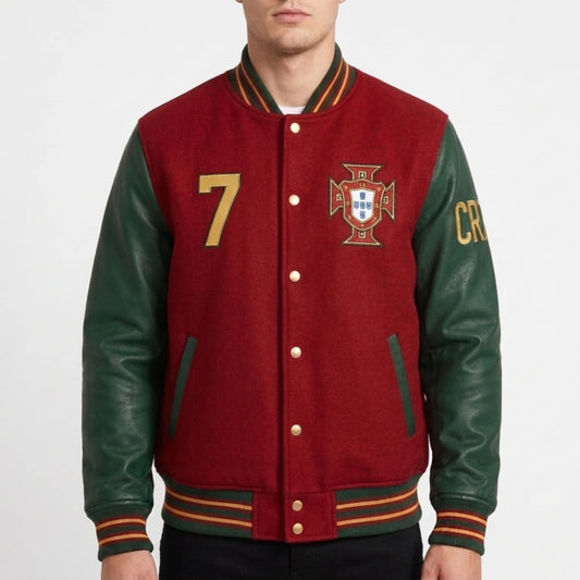 Ronaldo Portugal Varsity Jacket