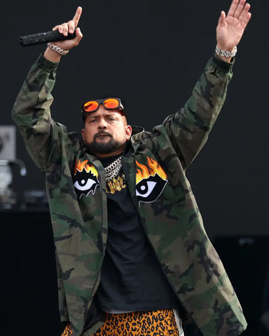 Sean Paul Camouflage Eyes On Fire Jacket