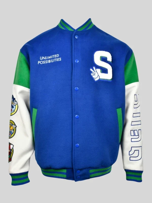 Sonic the  Varsity Jacket