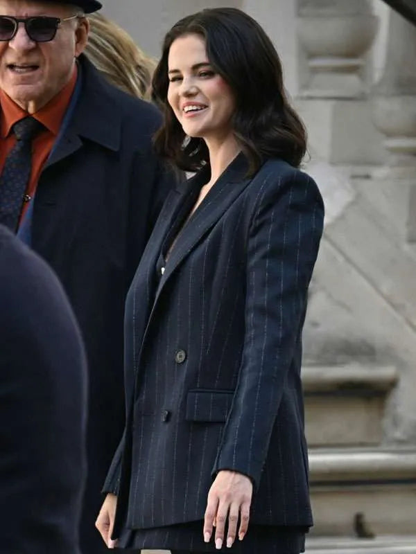 Mabel Mora Blue Pinstripe Blazer