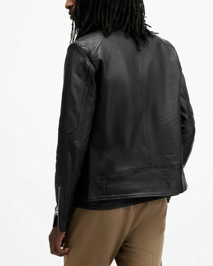 All Saints Cora Black leather jacket