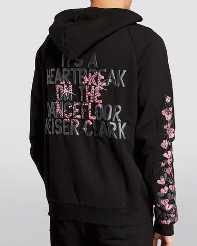 Black Pullover Hoodie Heart Breaker