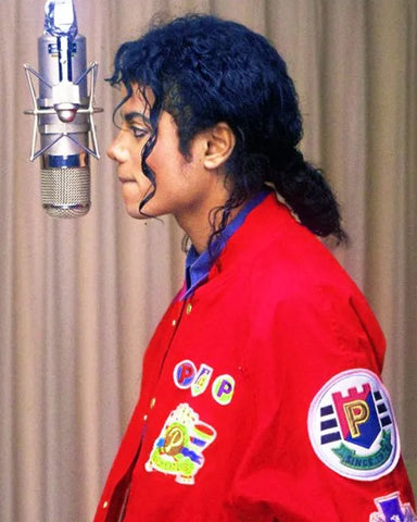 Red Person Bomber Jacket Michael Jackson