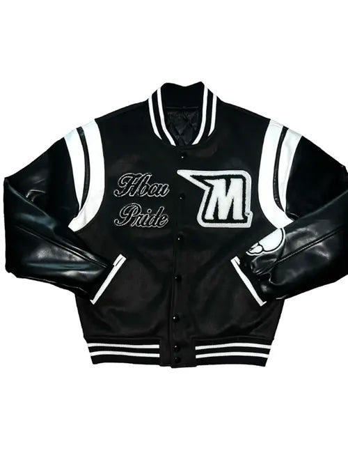 Morgan State HBCU Pride Black Varsity Jacket