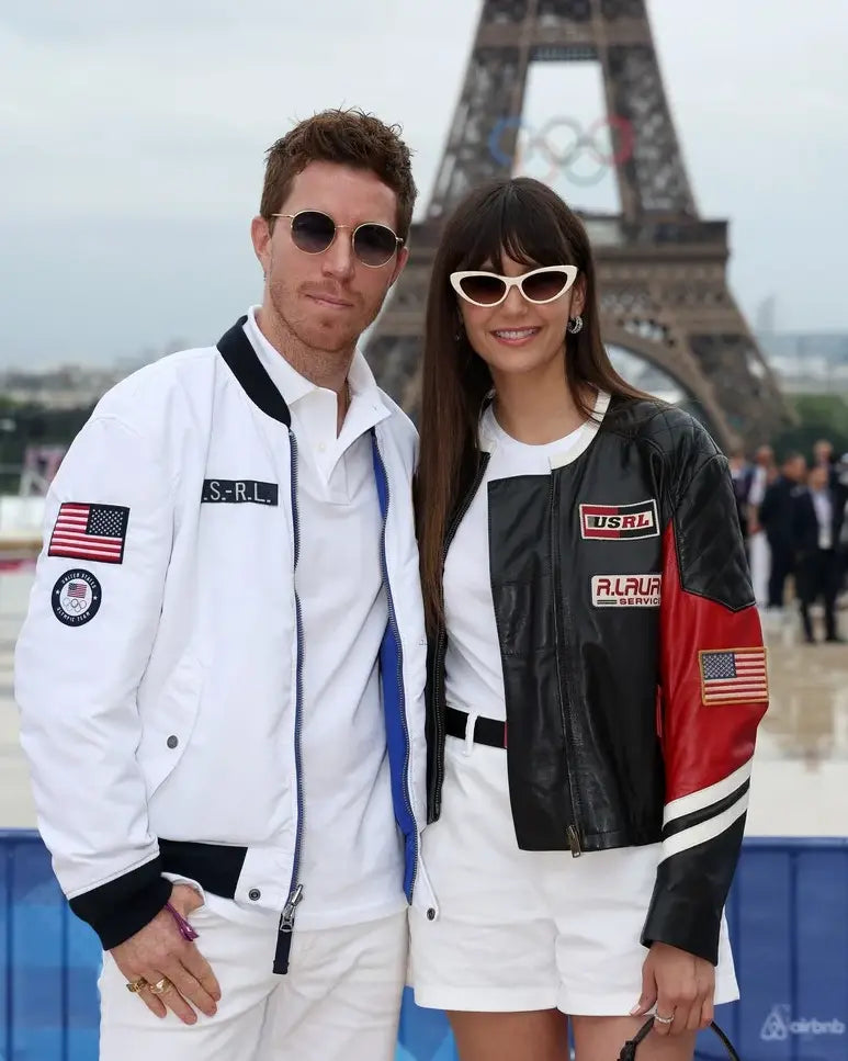 Nina Dobrev Paris Olympics Jacket