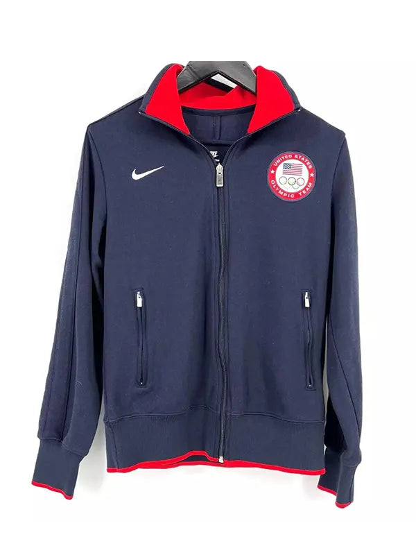 USA Olympic Team Embroidered Patch Jacket