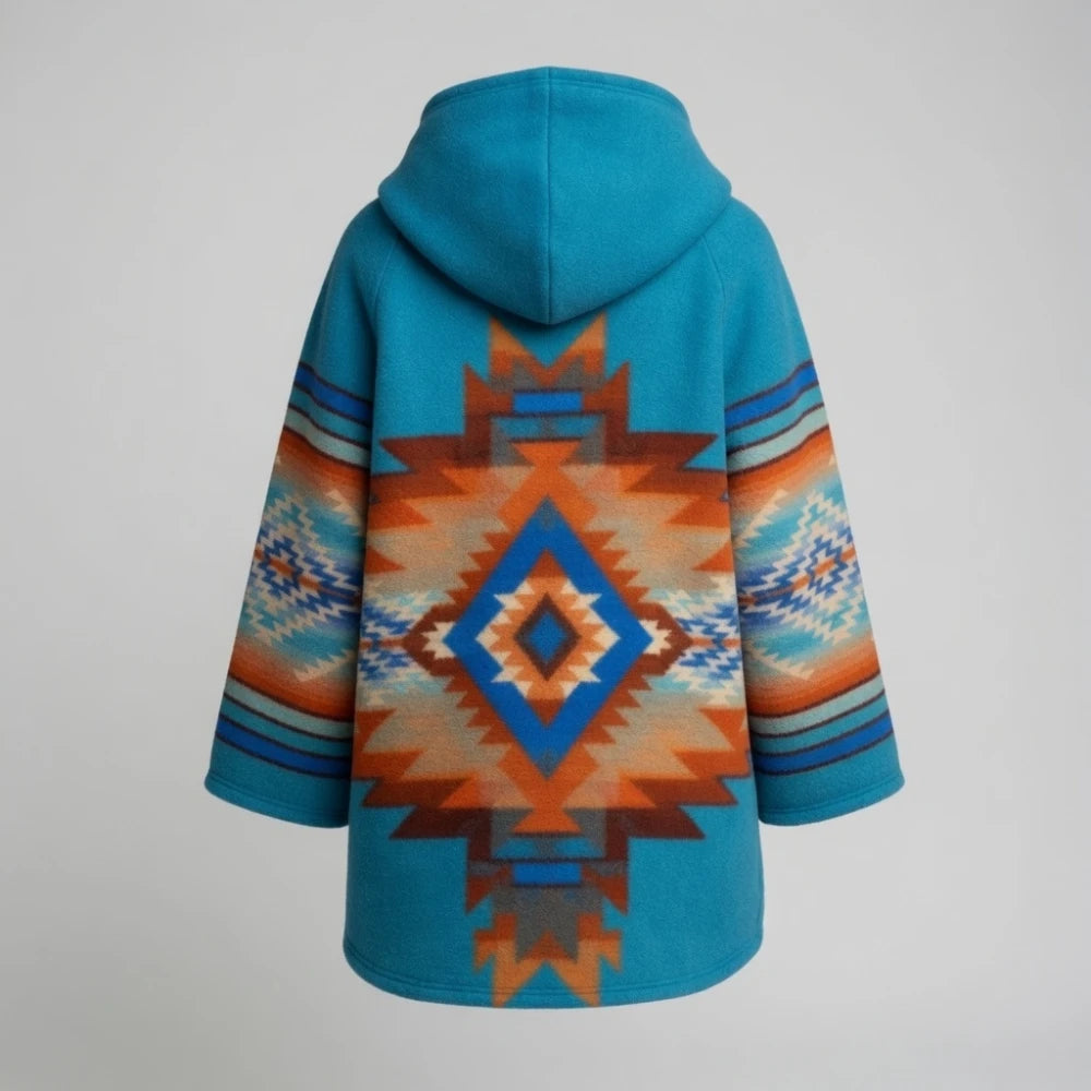 Shop Beth Dutton Blue Blanket Coat  