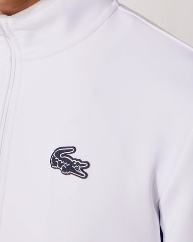 Lacoste Tennis white zip up jacket