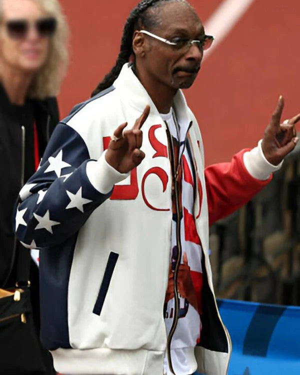 2024 Olympic Snoop Dogg Bomber Jacket