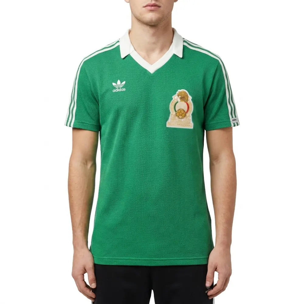 Mexico Home 1986 V-Neck Jersey