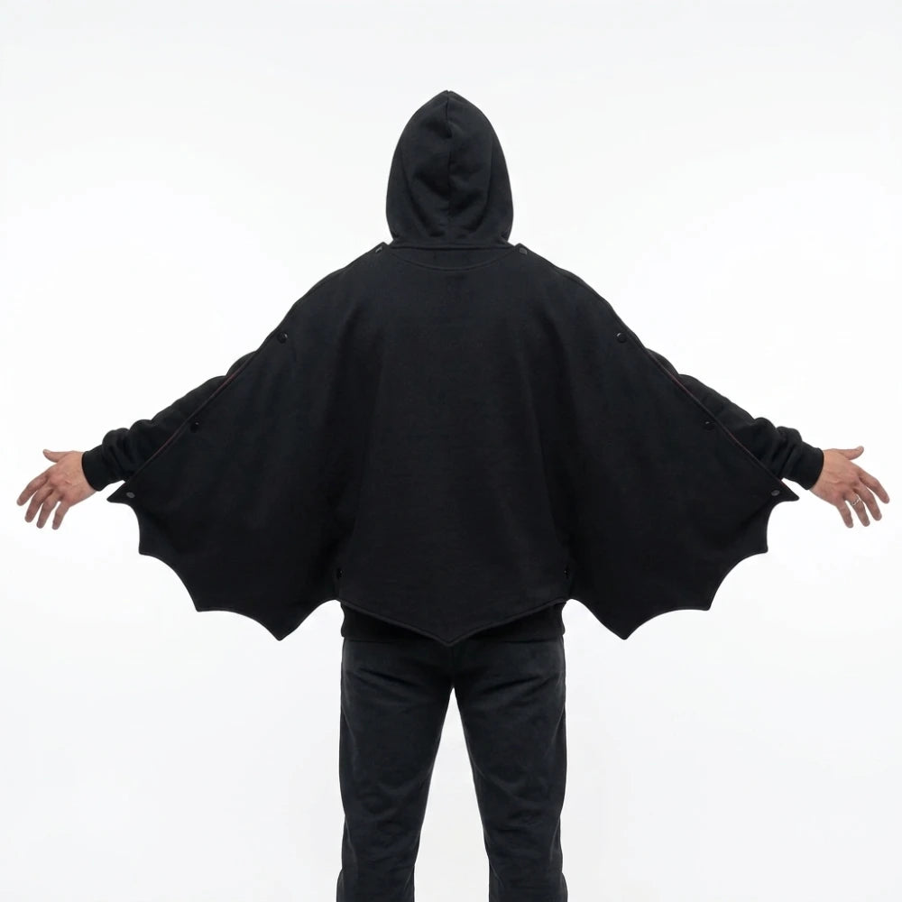 Steady Hands Bat Wing Hoodie