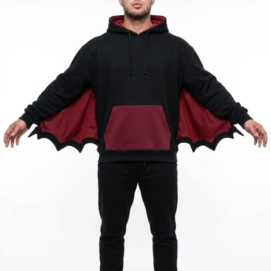 Steady Hands Bat Wing Hoodie