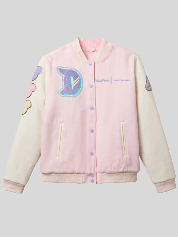 Stoney-Clover-Lane-Disneyland-Varsity-Jacket-Pink